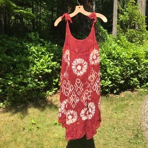 Bright patterned sun dress